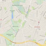 Map of woodford
